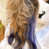 インナーカラー（ブルーパープル）