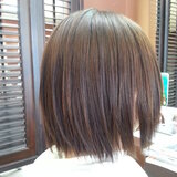 縮毛矯正ショートスタイル