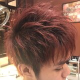 メンズ　ダブルカラー（レッド系）