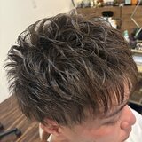 メンズ緩めパーマ